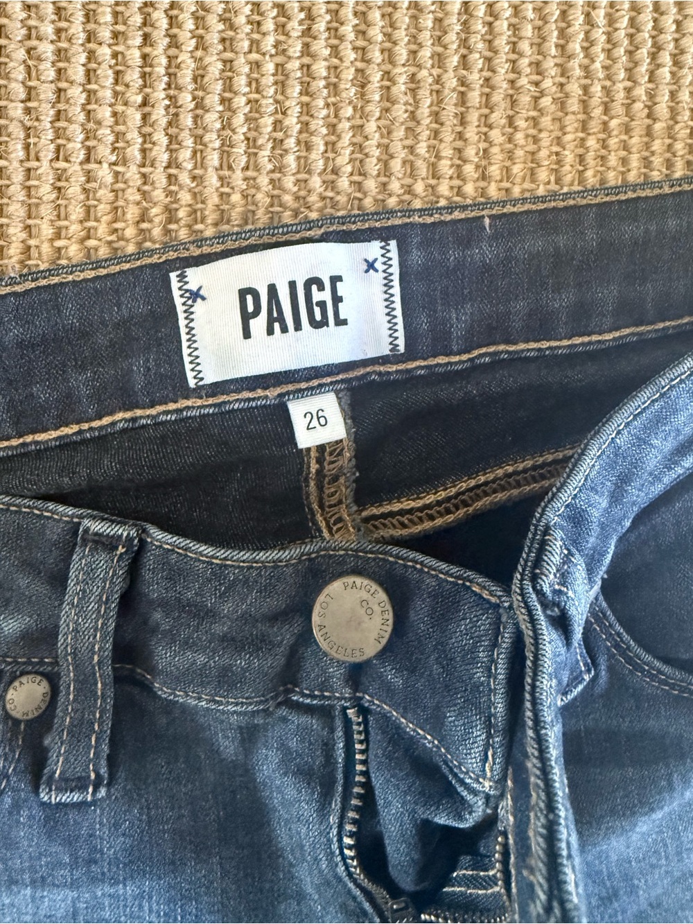 PAIGE Verdugo Ankle Jeans in Dark Indigo